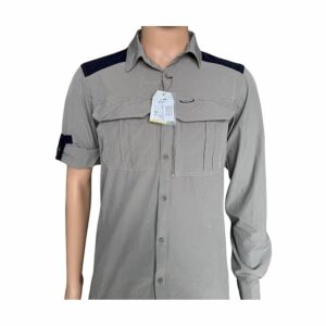 Vanrakshak Breathable Shirt Dual Tone- Light Grey